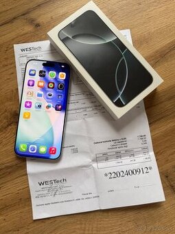 iPhone 16 Pro Max White Titanium 256GB