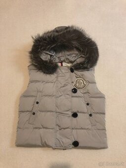 Moncler originál páperová vesta, veľ. 38
