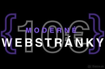 tvorba webstránok za 10€ - rýchlo a kvalitne