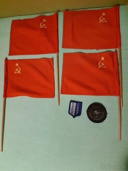 Mávatká s vlajkou ZSSR, Vojenské nášivky