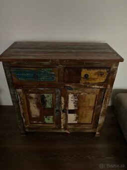 Komoda z recyklovaného dreva 85x85,2x40
