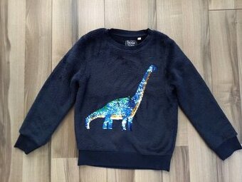 Huňatá mikina-top stav,veľkosť 128