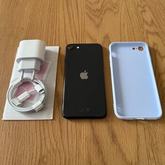 iPhone SE 2020 64 gb Black v záruke + príslušenstvo