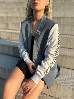 Upcyklované pánske sako - Unisex