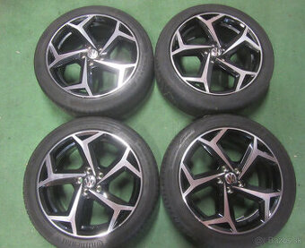 R17 letná sada VW Polo rozteč 5x100 215/45r17 continental
