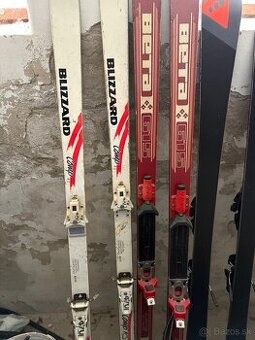 Retro lyže Blizzard a Beta