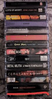 MC kazety originalky metal