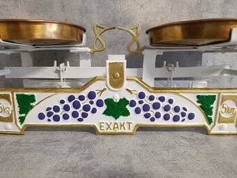 Krásné staré váhy EXAKT vinná reva po renovacii iba za 92e