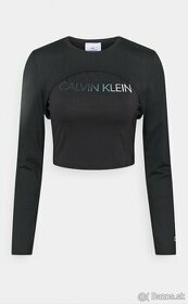 Nový top s crop top mikinou 2v1 Calvin Klein 100% originál - 1