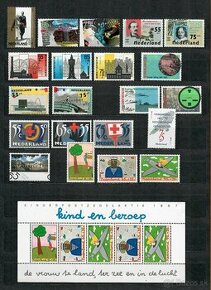 Holandsko - známky z roku 1987