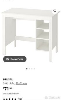 Písací stolík IKEA