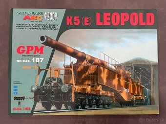 Železničný kanón K5(e) Leopold v mierke 1:25 (GPM)