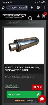 Športový stredovy tlmič