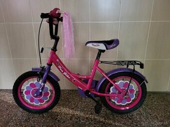 Dievčensky bicykel + pomocné kolieska