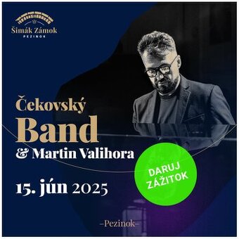 MARIÁN ČEKOVSKÝ BAND & MARTIN VALIHORA NA ZÁMKU ŠIMÁK