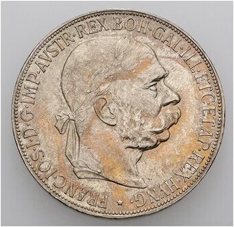 František Josef I. 5 koruna 1900b.z.