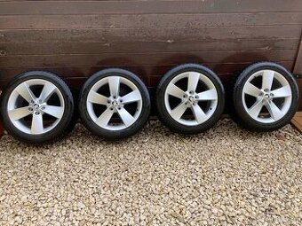 Skoda Octavia 17" disky+zimne pneumatiky Continental 225/50