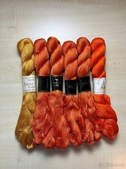 Perlovka 50g - odtiene oranžovej