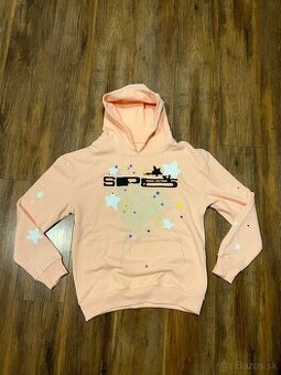Spider sp5der 100% bavlna ruzova mikina spyder