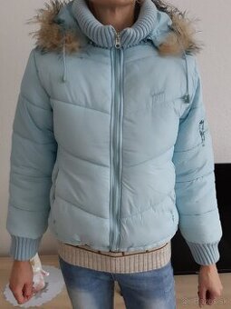 Svetlomodrá bunda - veľkosť S/M