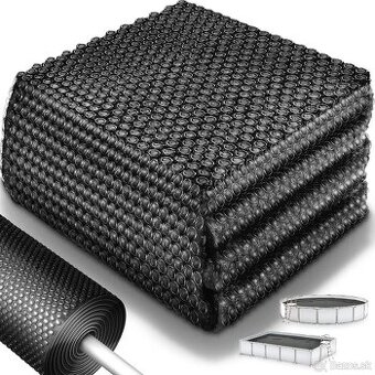 tillvex® Solárna plachta 450×220 cm – čierna, obdĺžniková - 1