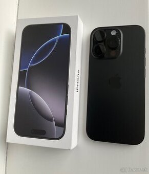 Predám iPhone 16Pro 1TB–Black Titan