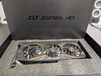 Predám špičkovú NVIDIA GeForce GTX 1080 G1 Gaming 8G