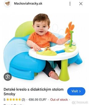 Nafukovacie kreslo so stolik