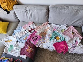 Dievčenské tričká veľkosť 110 - 1