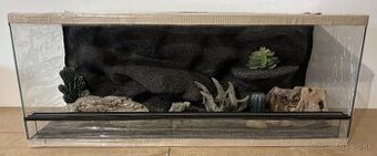 Terárium 90x40x40 a 100x40x40 s 3D stenou