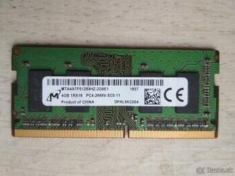 RAM pamäť 4GB DDR4 do notebooku