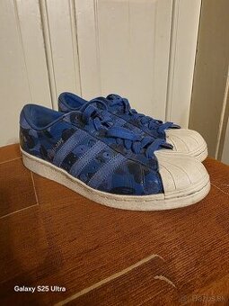 Adidas Superstar 80x x Undefeated x BAPE – Blue Camo