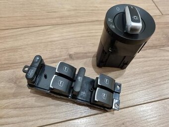 Spinač svetiel - Spinač ovladania okien VW SEAT ŠKODA
