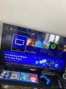 PlayStation 4 Slim 1TB + 5 hier + ovládač