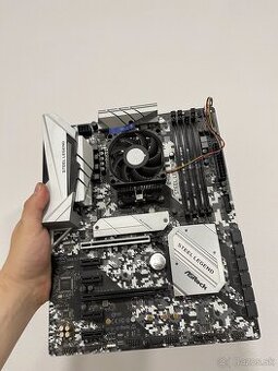 ASRock B450 Steel Legend + chladič / možnosť s procesorom