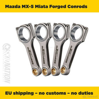 ✅ Mazda MX-5 kované ojnice Maxpeedingrods 1.6 1.8 B6 BP ✅