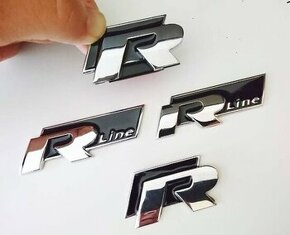 VW R-line nápisy znaky loga - 1