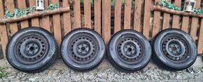 Plechové disky 5x112 195/65 R15 zimné pneumatiky