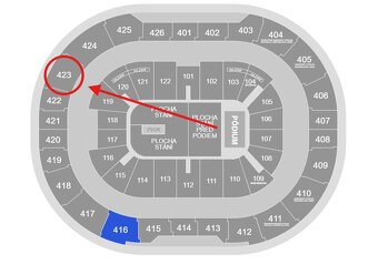 Tyler the Creator Praha O2 Arena - sektor 423 - 2ks