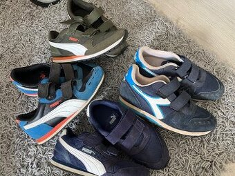 Tenisky 3x Puma, 1x Diadorra
