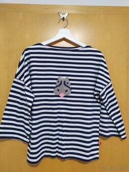 Pásikavé tričko Pískacie - 1