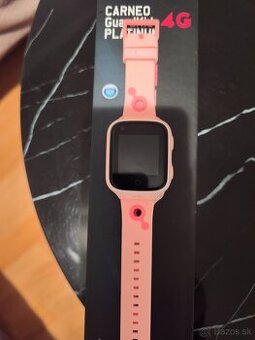 Detské inteligentné hodinky Carneo GuardKid+ 4G Platinum Ruž