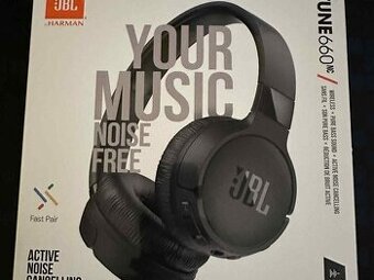 Slúchadlá JBL Tune 660NC/ Bluetooth 5.0/vydrž baterie 44 hod