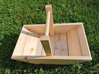 Drevený gazdovský košík