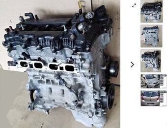 TOYOTA YARIS 1.3 VVTI 2011 predám MOTOR kód: 1NR-FE, ZADNÁ N