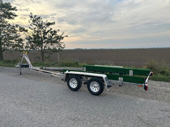 Hliníkový Príves, vozík na prepravu lode s váhou do 3 ton