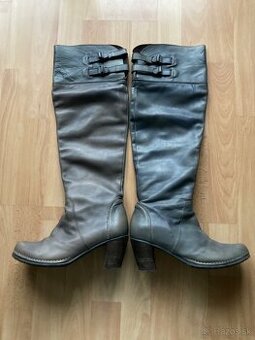 Kvalitné kožené čižmy zn.Goldmud