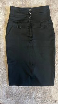 Elegantná sukňa s vysokým pásom