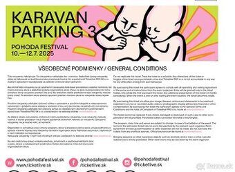 Pohoda festival- Parking 3 pre karavany