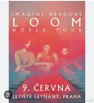 Lístky na koncert IMAGINE DRAGONS Praha 9.6.2025